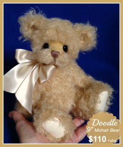 Doodle - mohair artist teddy bear