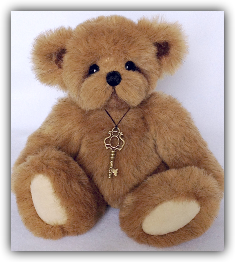 Keebler - Artist Teddy Bear at www.TeddiesbyLauraLynn.com