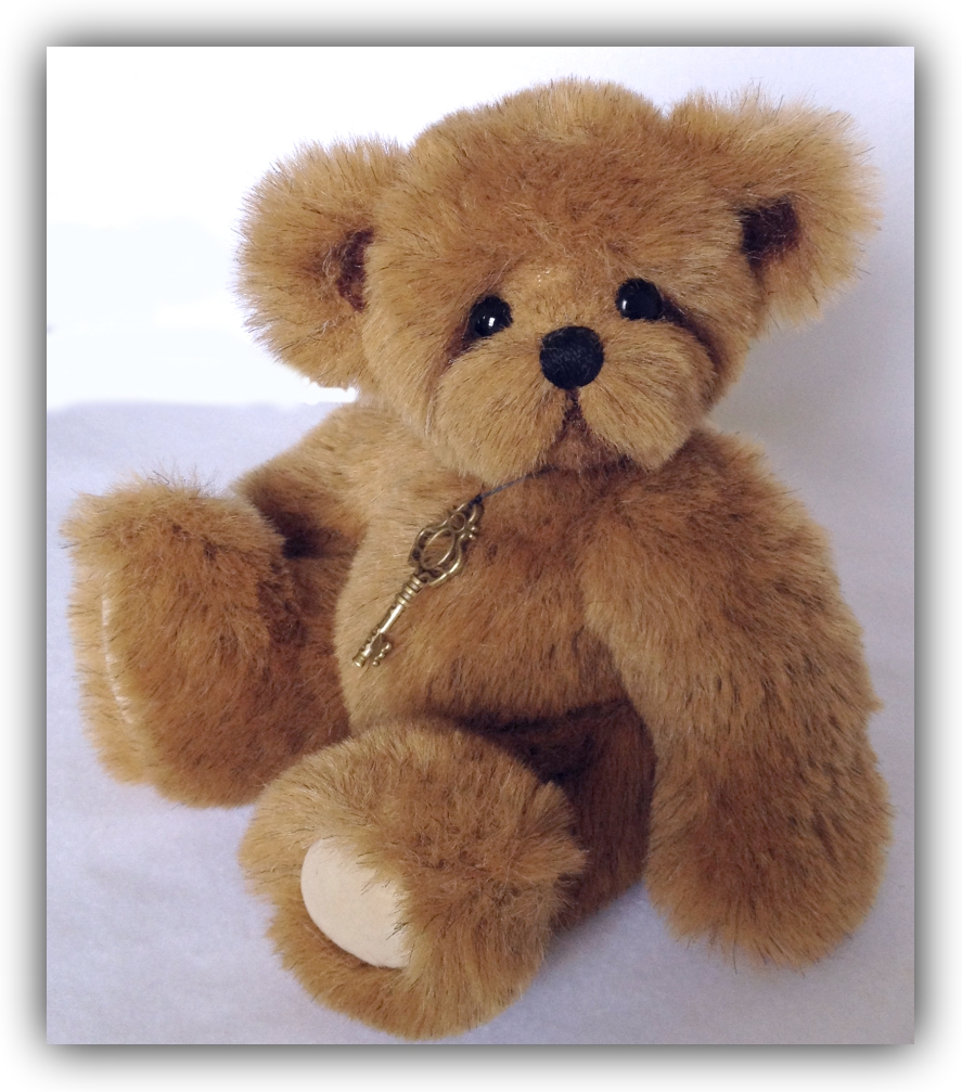 Keebler - Artist Teddy Bear at www.TeddiesbyLauraLynn.com