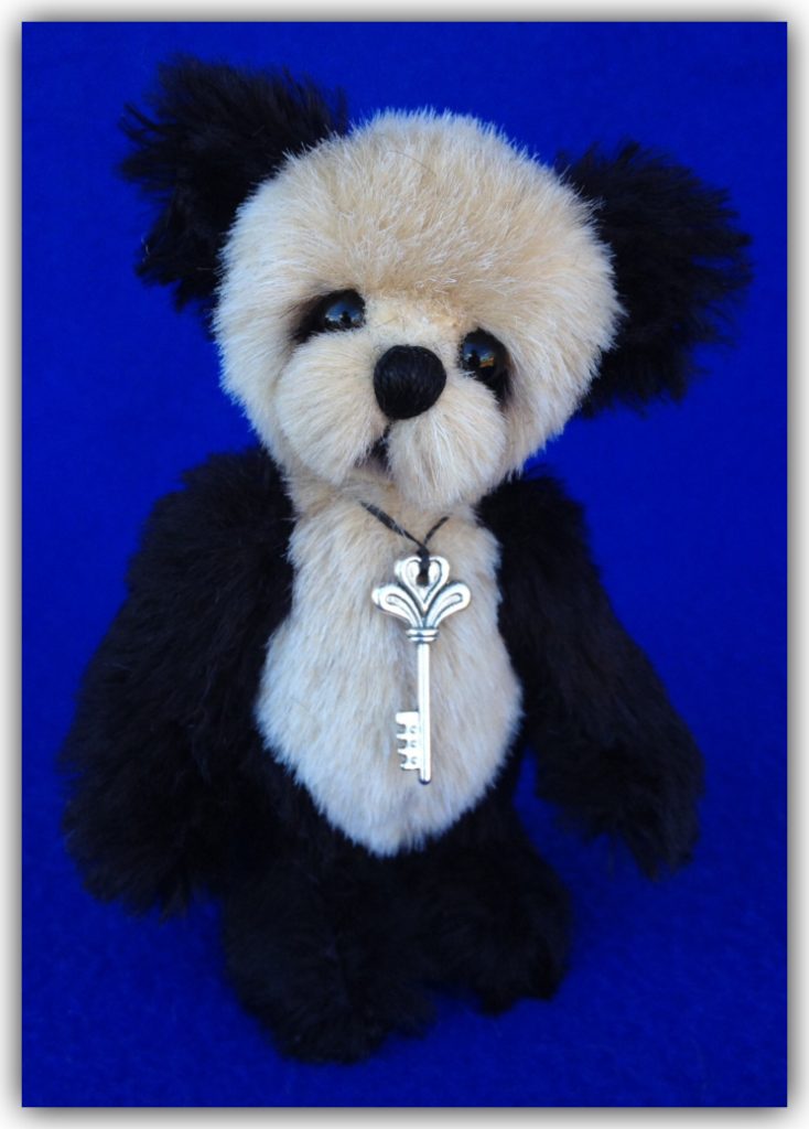 Miniature Artist Panda Bear - Bamboo