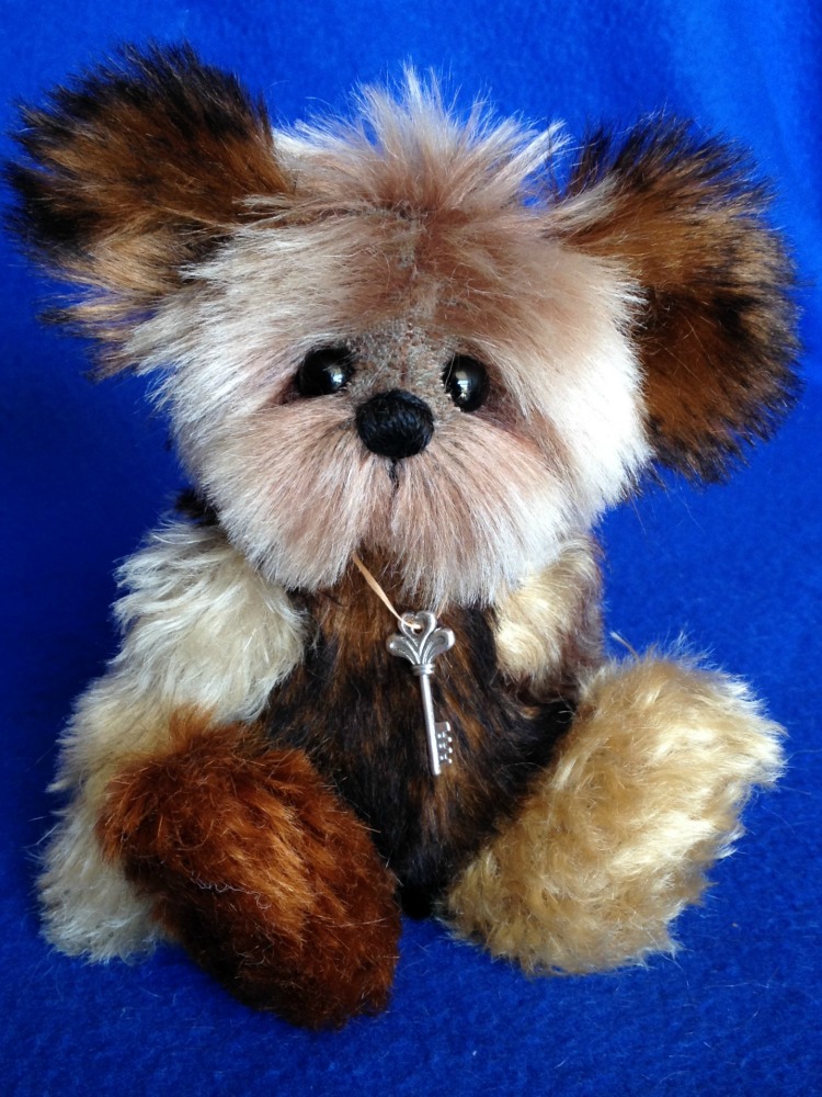 mohair artist bear by laura lynn