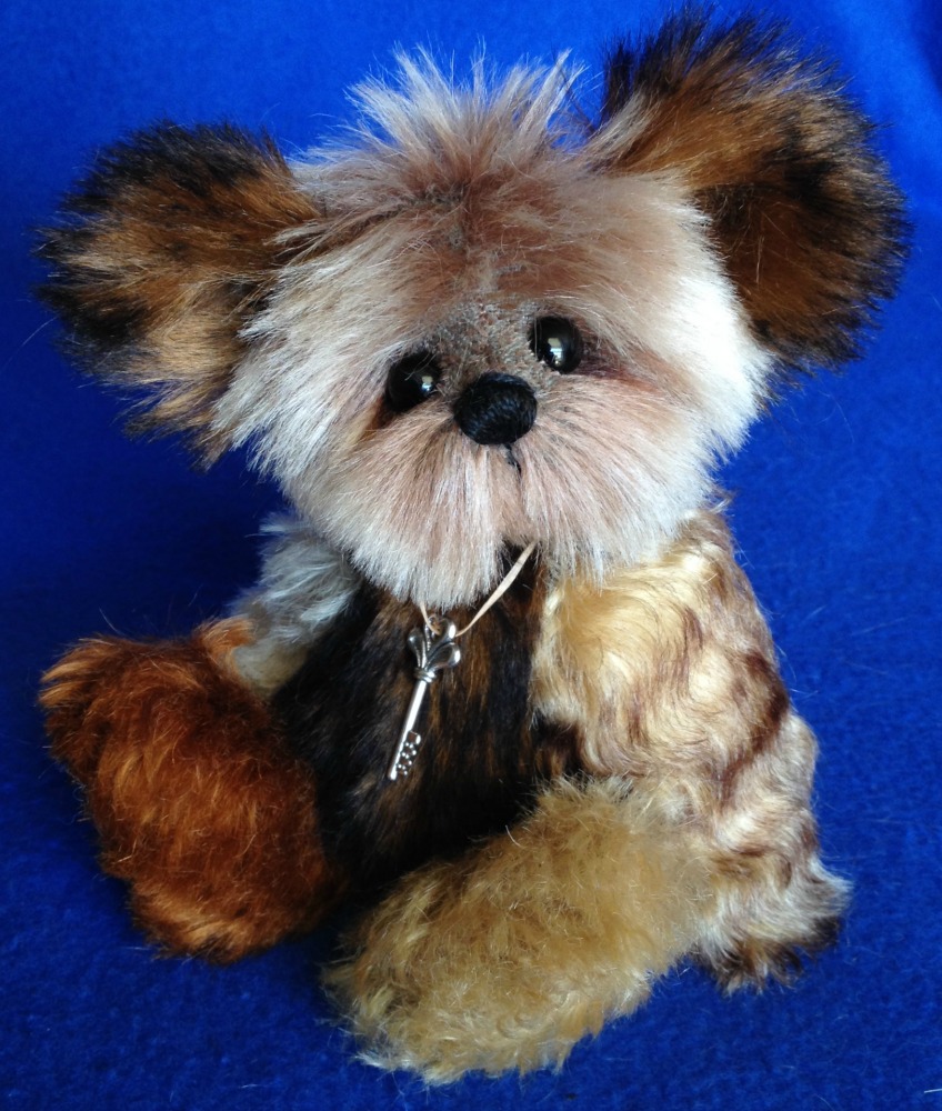 mohair artist bear by laura lynn