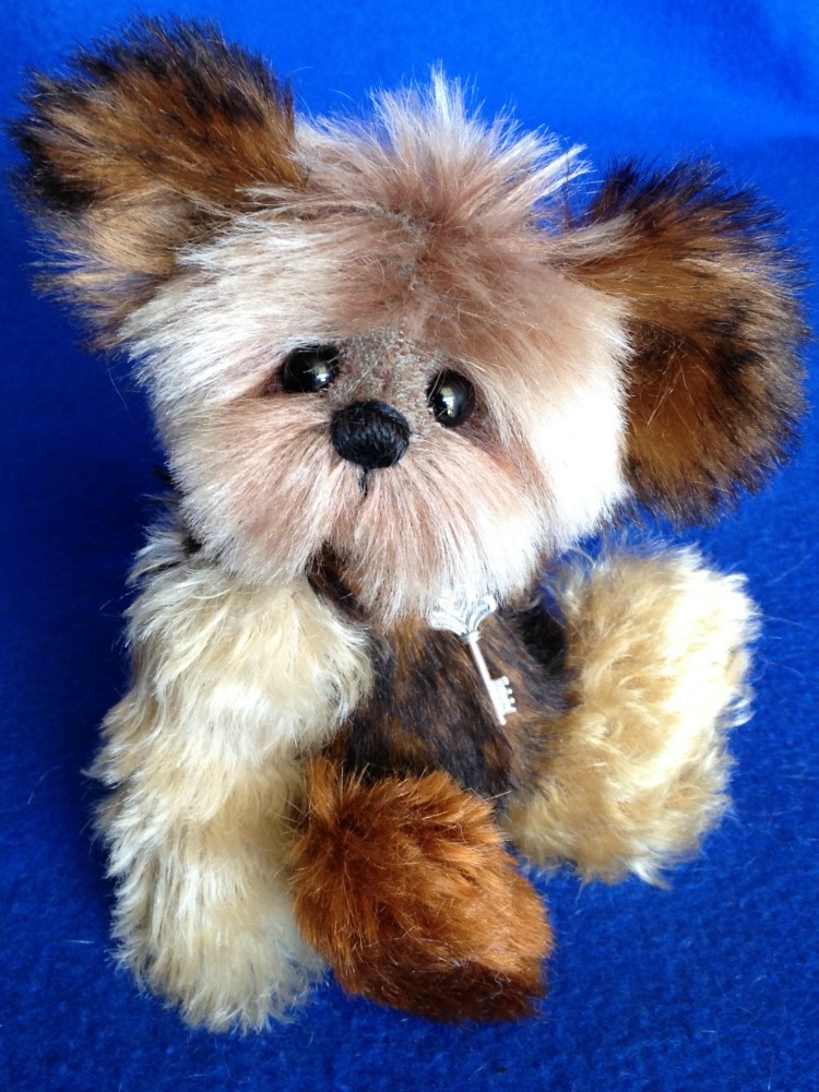 mohair artist bear by laura lynn