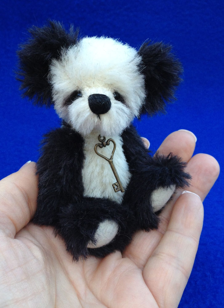 Peking - Artist Miniature Panda Bear by Laura Lynn