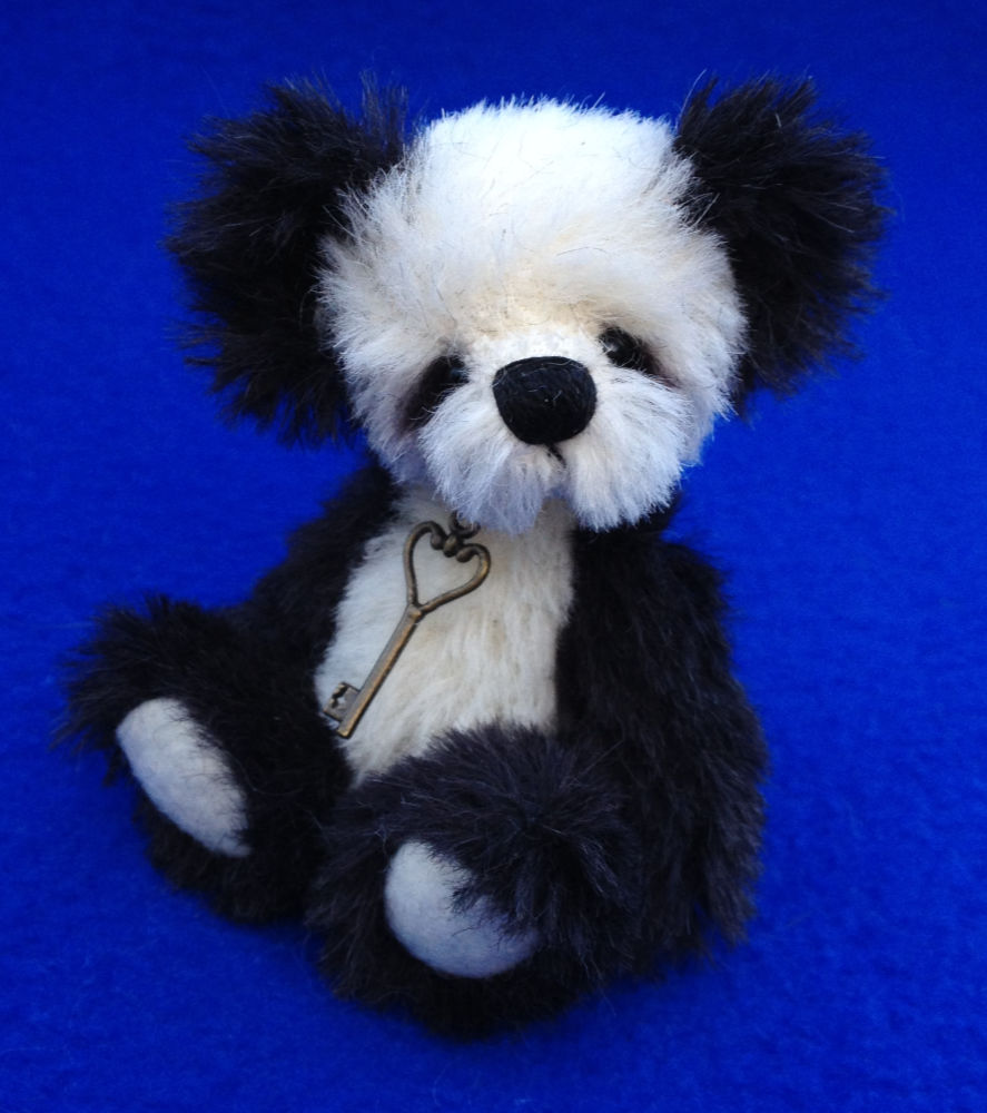 Peking - Artist Miniature Panda Bear by Laura Lynn