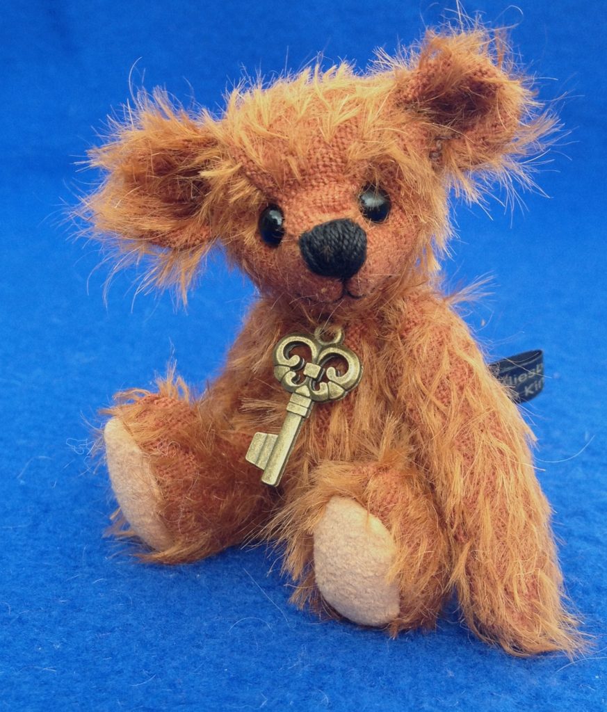 Harold 1- miniature artist teddy bear