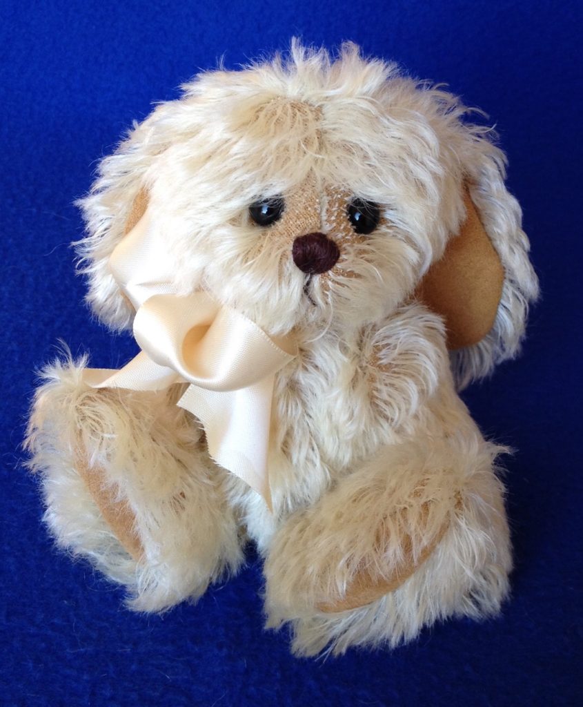Honey - mohair artist bunny rabbit by Laura Lynn