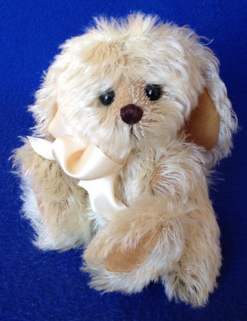 Honey - mohair artist bunny rabbit by Laura Lynn