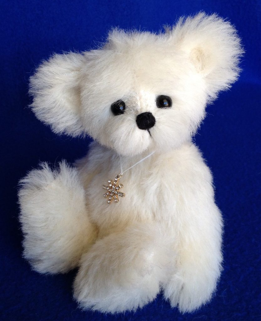 Snow - OOAK Alpaca Polar Bear by Laura Lynn