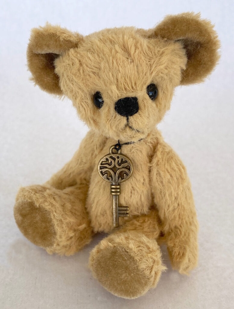 Toby miniature artist bear by Laura Lynn