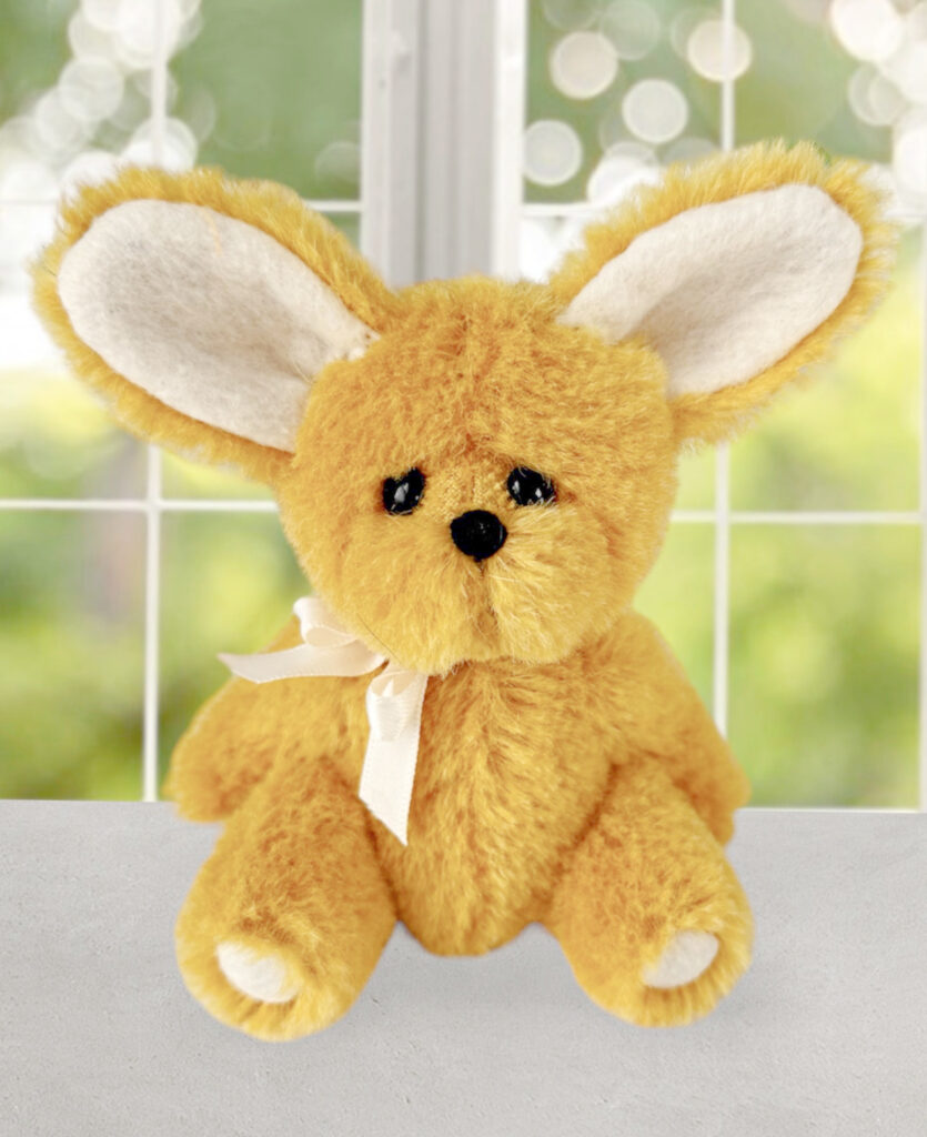Butterscotch, Yellow artist bunny rabbit by Laura Lynn