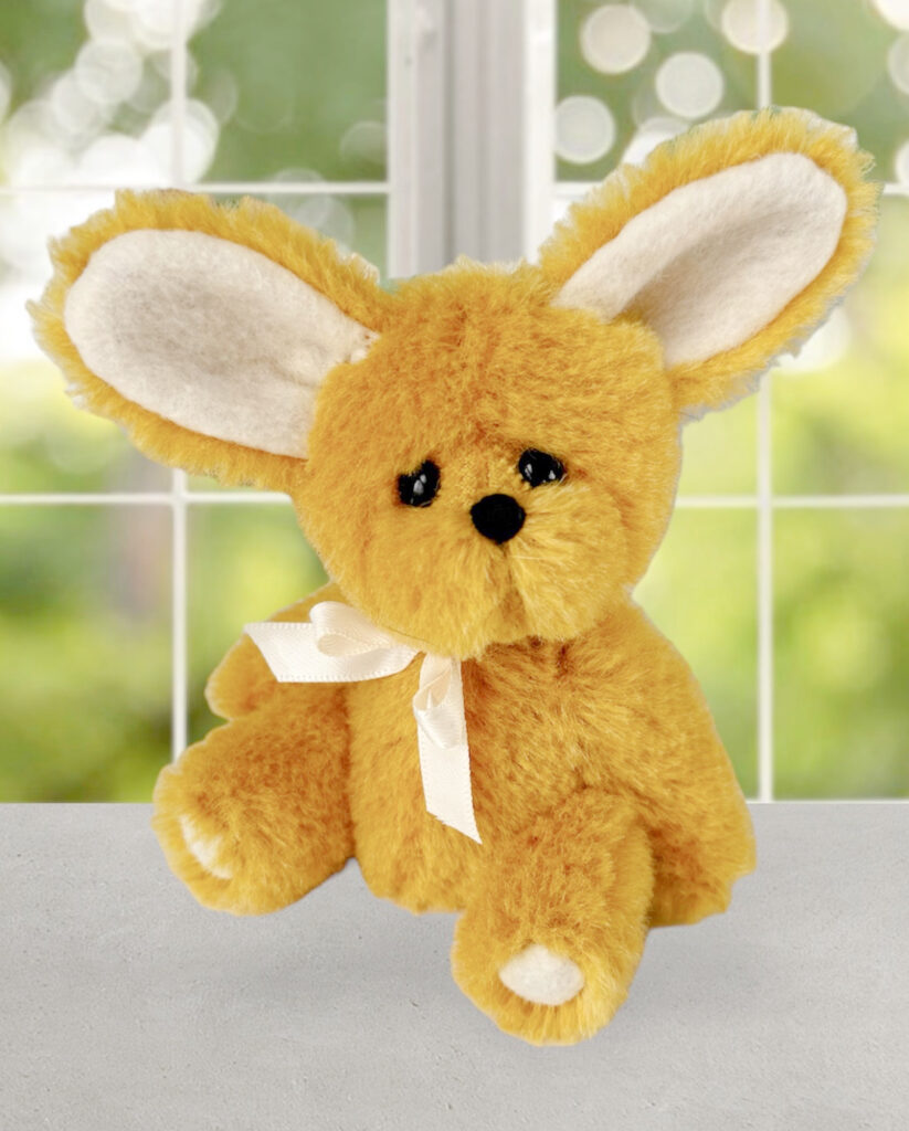 Butterscotch, Yellow artist bunny rabbit by Laura Lynn