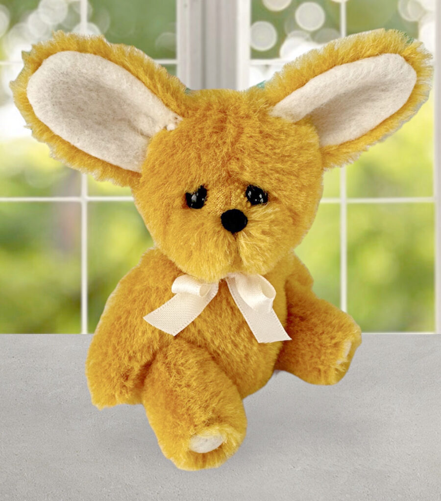 Butterscotch, Yellow artist bunny rabbit by Laura Lynn