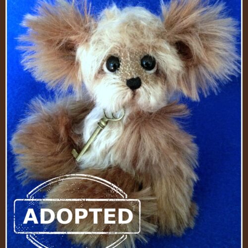 Rags:  7" Mohair Pocket Bear - SOLD