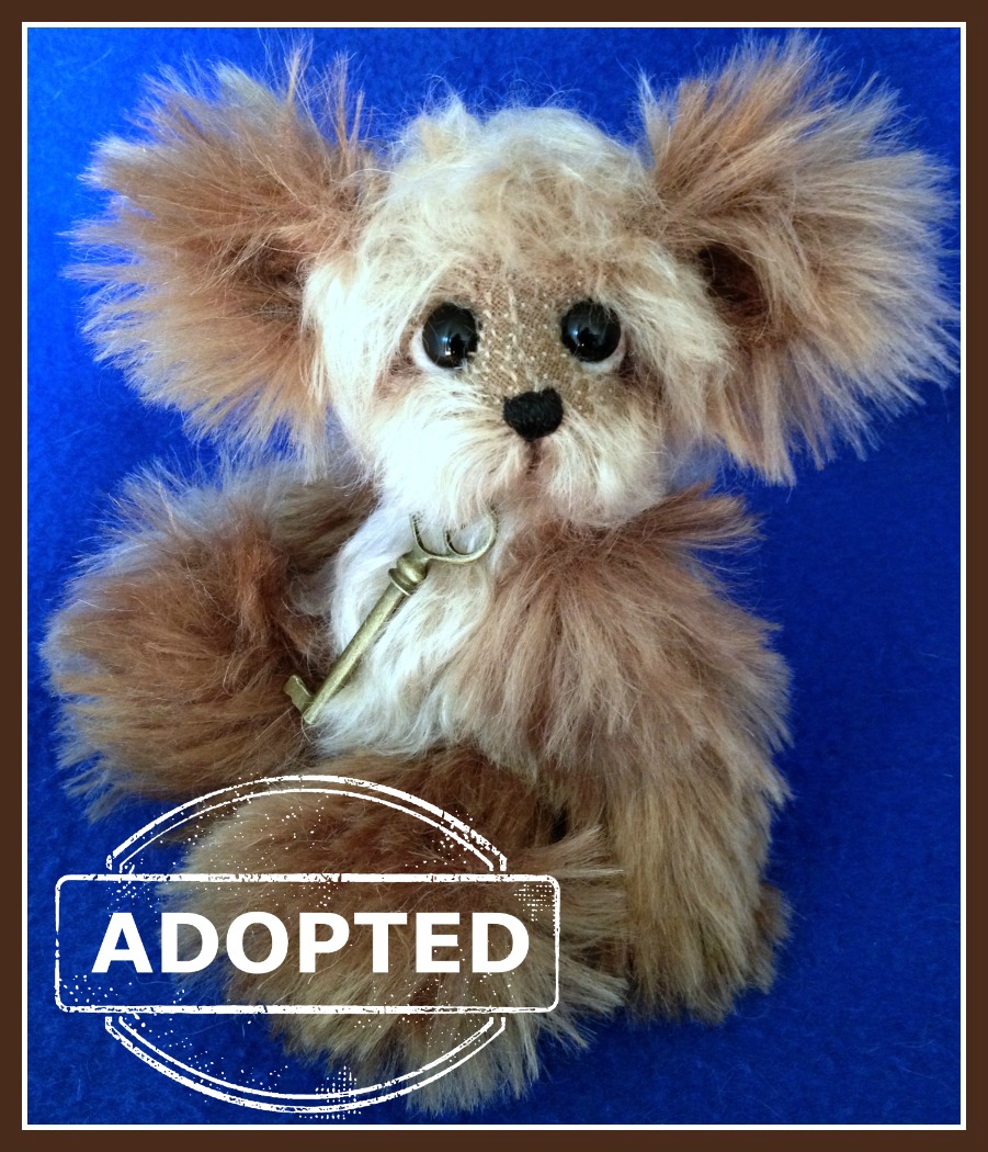 Rags: 7" Mohair Pocket Bear - SOLD