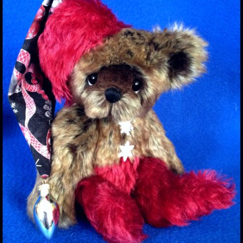 Cocoa Christmas Elf Artist Teddy Bear