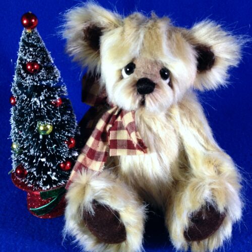 SOLD:  Spruce :  9" Christmas Bear