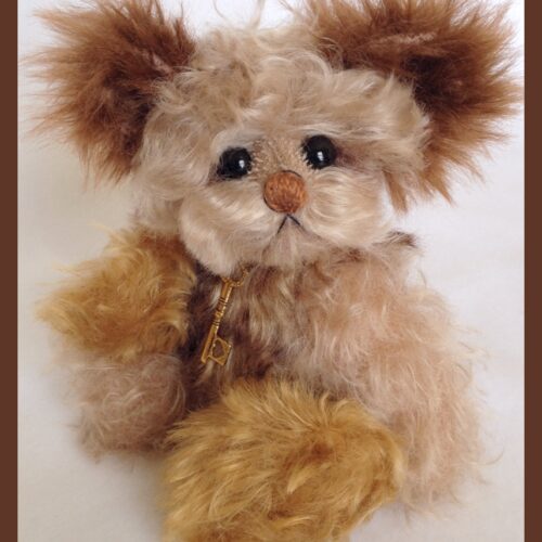 Twix - 6.5" one of a kind artist teddy bear: www.TeddiesbyLauraLynn.com