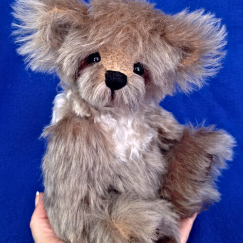 SOLD!  Storm :  9" One of a Kind Mohair Bear