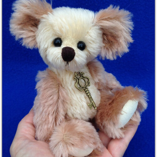 SOLD!  Ling Ling:  7" Mohair Panda Bear - One of a Kind