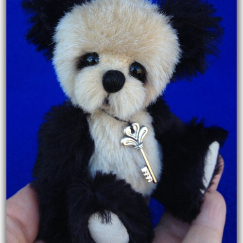 Miniature Artist Panda Bear - Bamboo