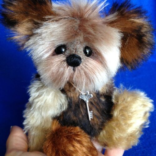 mohair artist bear by laura lynn