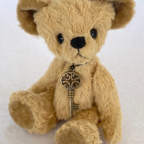 Toby miniature artist bear by Laura Lynn