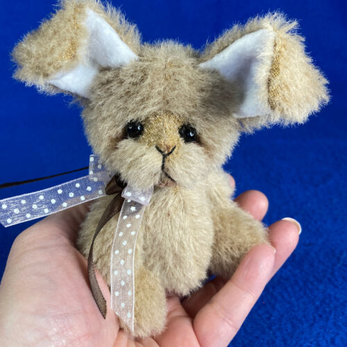 SOLD! Cadbury:  5” Alpaca Pixie Bunny Rabbit