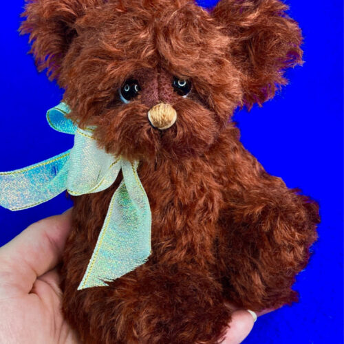 Rusty:  Mohair Pocket Bear - One of a Kind