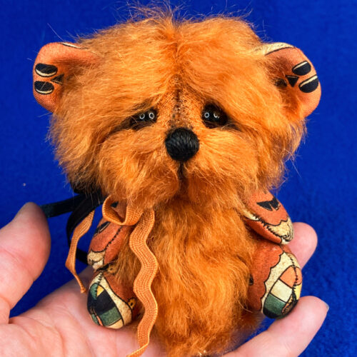SOLD!  Hocus Pocus:  5” Halloween Mohair Pixie Bear