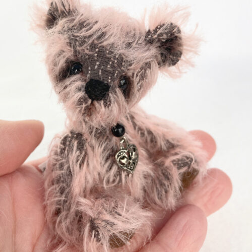 SOLD! Cherry Cordial:  Miniature Artist Mohair Bear