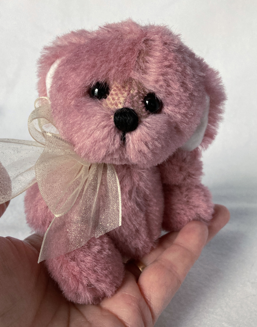 SOLD! Jelly Bean: 5” Easter Pixie Bunny