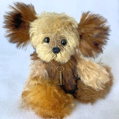 SOLD! Mickey:  Mohair Patchwork Pocket Bear - One of a Kind