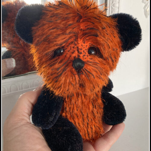 SOLD! Jack:  Halloween Mohair Artist Teddy Bear