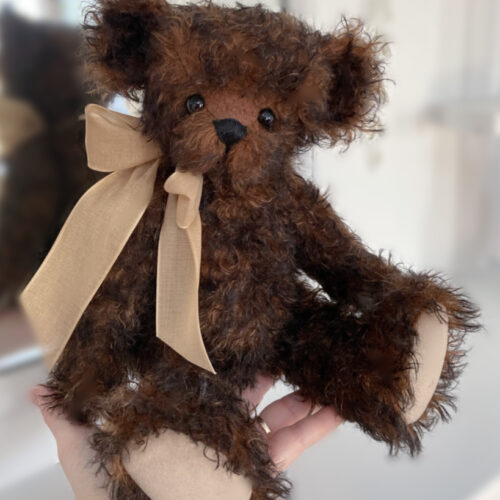 SOLD!  Bramble:  12” Artist Mohair Teddy Bear