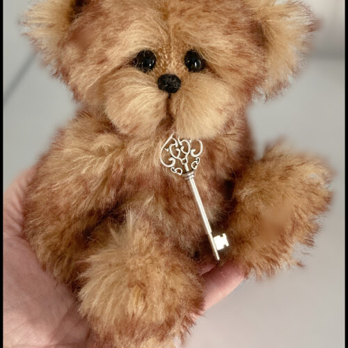 SOLD! Snickerdoodle - Tipped Alpaca Pocket Bear