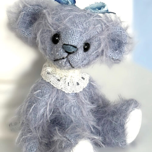 SOLD! Little Bluebell:  Miniature Artist Mohair Bear