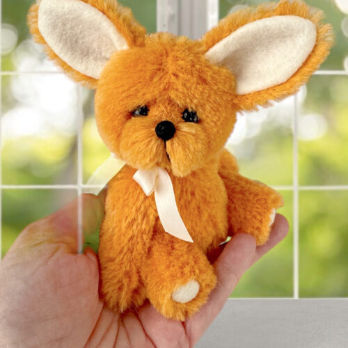 Clementine orange artist bunny rabbit by Laura Lynn