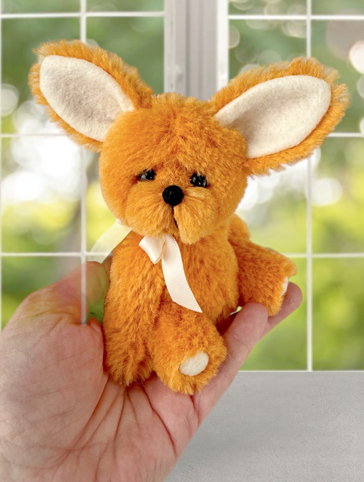 Clementine orange artist bunny rabbit by Laura Lynn