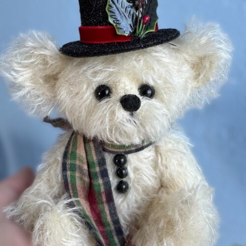 SOLD! Chilly - Mohair White Snow Bear Artist Teddy Bear