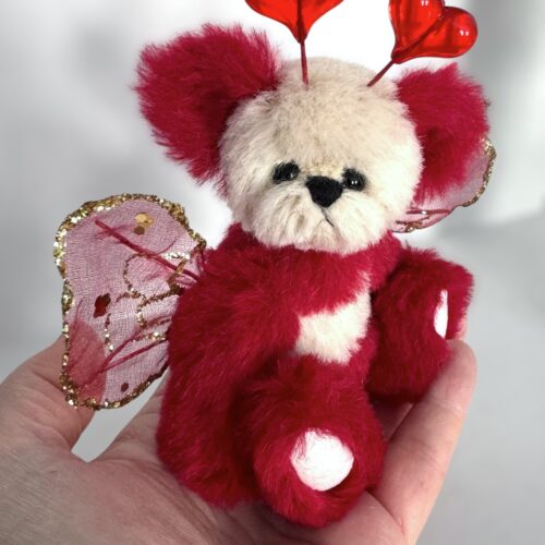 SOLD! Love Bug - 6" Miniature Valentine Teddy Bear