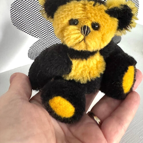 SOLD! Bumble - 4 3/4" Miniature Bumble Bee Teddy Bear