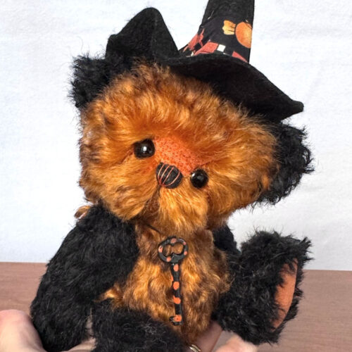 SOLD! Amber - 8" Halloween Witch Teddy Bear