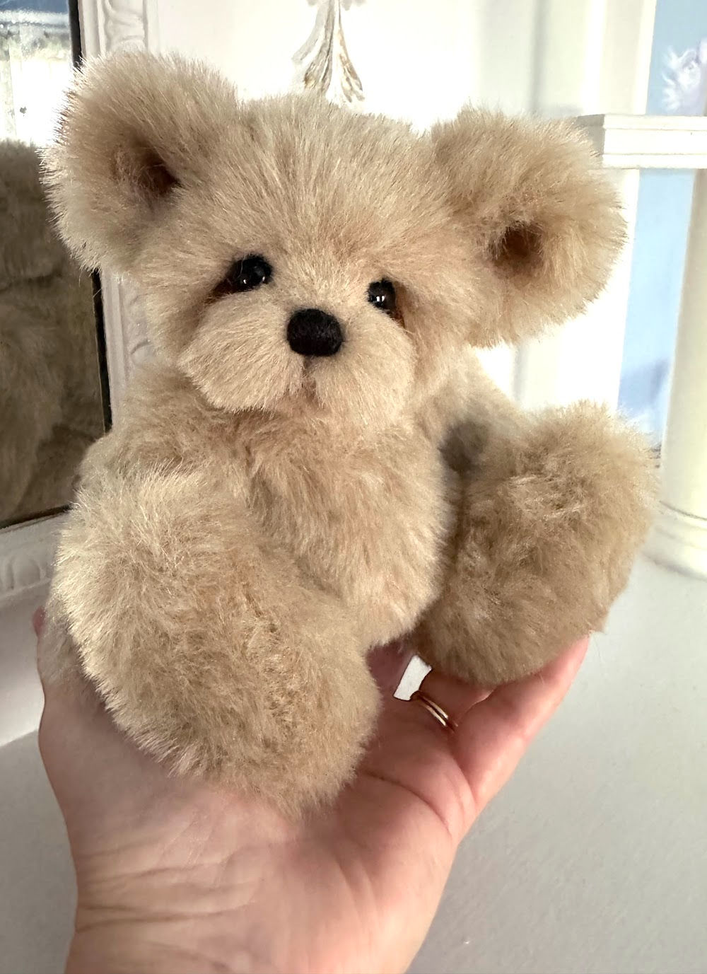 SOLD! Cuddles - 7 1/2" Faux Fur Artist Teddy Bear