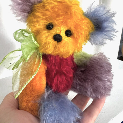 SOLD! Rubik - 6 3/4" Mohair Teddy Bear