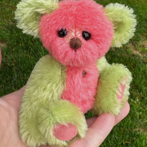 SOLD! Sugar Baby:  4 3/4”  Miniature Artist Teddy Bear
