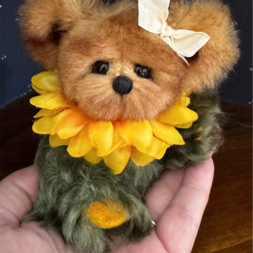 SOLD! Blossom - Miniature Flower Teddy Bear