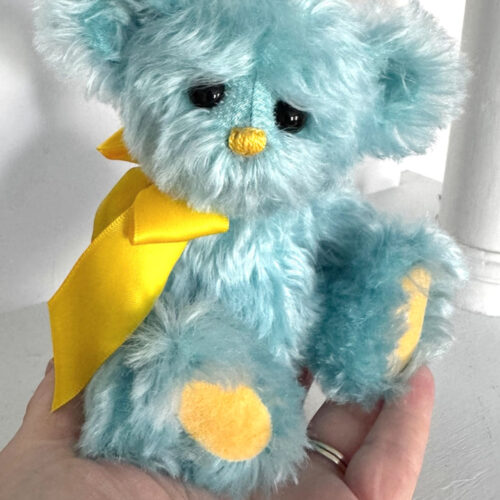 SOLD! Topaz - 6 1/2" Mohair Artist Teddy Bear