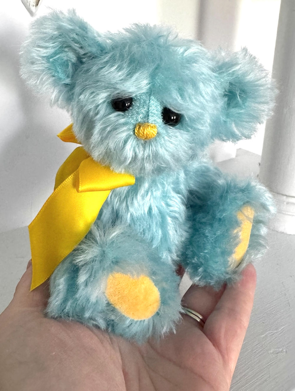 SOLD! Topaz - 6 1/2" Mohair Artist Teddy Bear