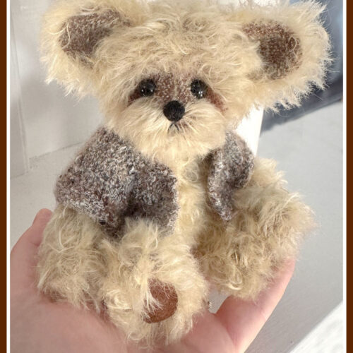 Forrest- 6 1/2" Mohair Artist Teddy Bear with Sweater